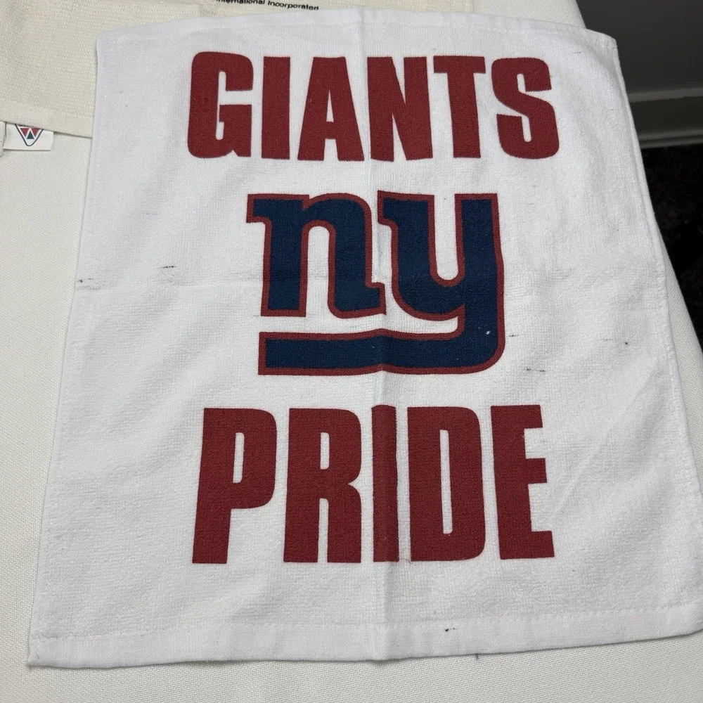 New York Giants Rally Towel Ceremony Wash Lot of 10‎ Game Stadium Retired NY